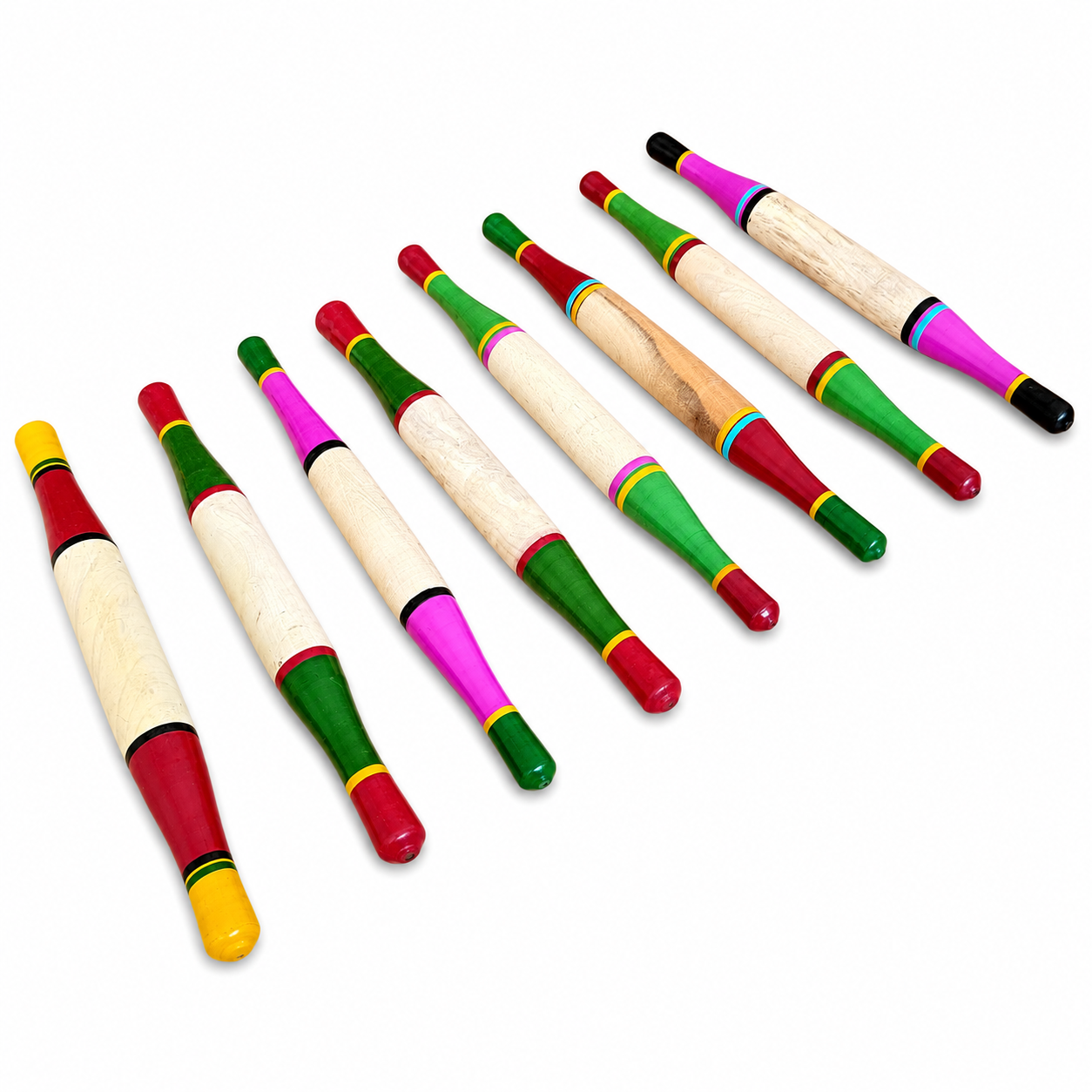 Handcrafted Lacquered Wooden Rolling Pin 1 Piece (Belan) SKU - CAC-LA-WRP-1
