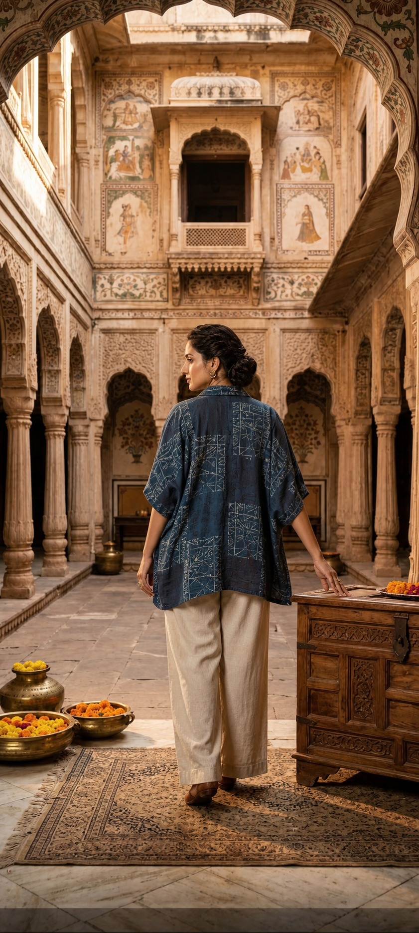 Short Kaftan Modal SKU 0-  CAC-K-KM
