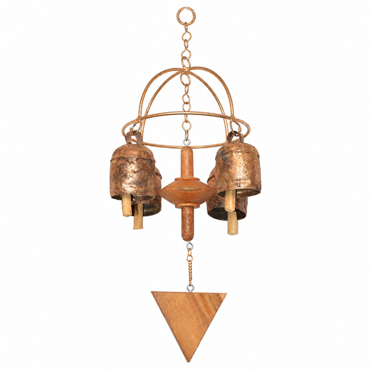 Copper Bell Wooden Jummer SKU - CAC-CB-WJ-1