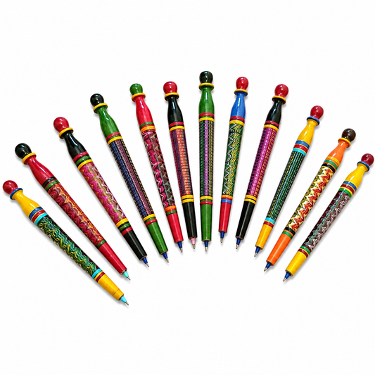 Handcrafted Lacquer Wooden Pen 1 Piece SKU - CAC-LA-WP-1