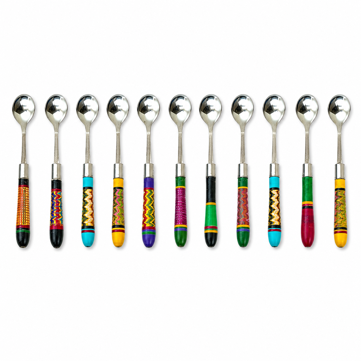 Handcrafted Lacquer Wooden Spoon(1 Piece) SKU -  CAC-LA-WSP-1