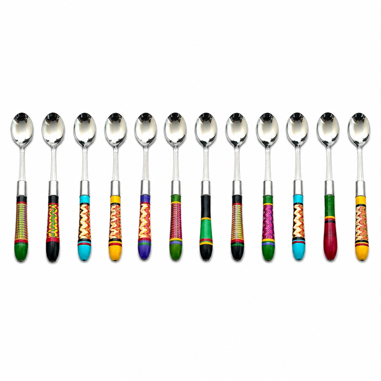 Handcrafted Lacquer Wooden Spoon(1 Piece) SKU -  CAC-LA-WSP-1