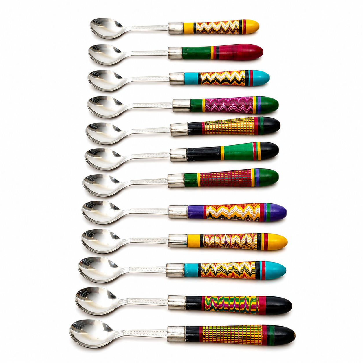 Handcrafted Lacquer Wooden Spoon(1 Piece) SKU -  CAC-LA-WSP-1