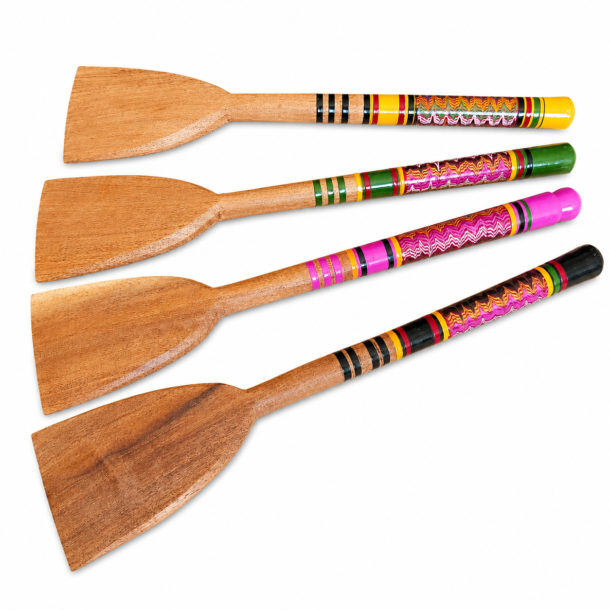 Handcrafted Lacquered Wooden Spatula(1 Piece) SKU - CAC-LA-WS-1