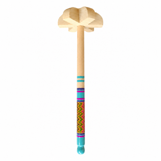 Handcrafted Lacquer Wooden Hand Blender 1 Piece SKU - CAC-LA-WHB-1