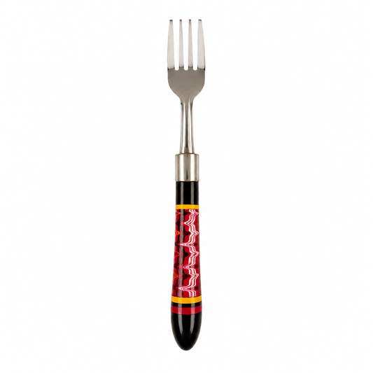 Handcrafted Lacquered Wooden Fork 1 Piece SKU - CAC-LA-WF-1