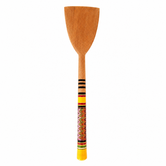 Handcrafted Lacquered Wooden Spatula(1 Piece) SKU - CAC-LA-WS-1