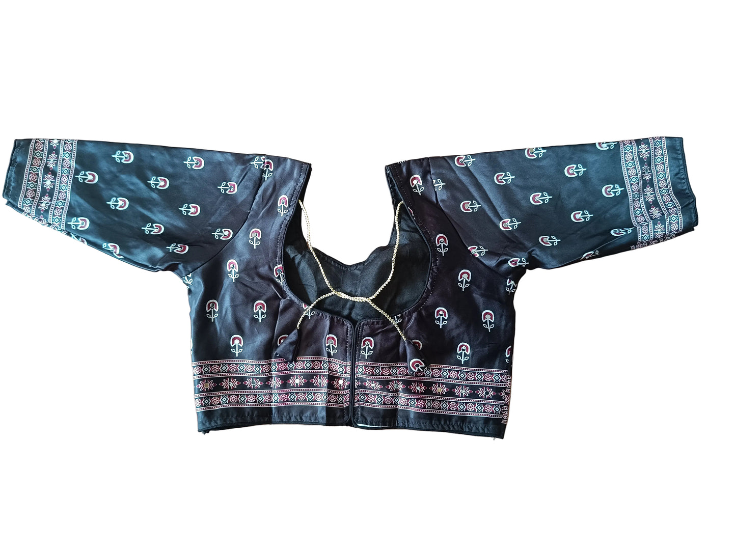 Black & Maroon Digital Print Chaniya Choli with Printed Dupatta SKU CAC-CC-DP-BM-4-1
