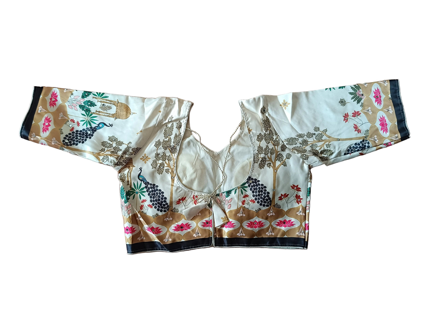 Ivory & Black Digital Print Chaniya Choli with Black Printed Dupatta SKU CAC-CC-DP-IB-4-7