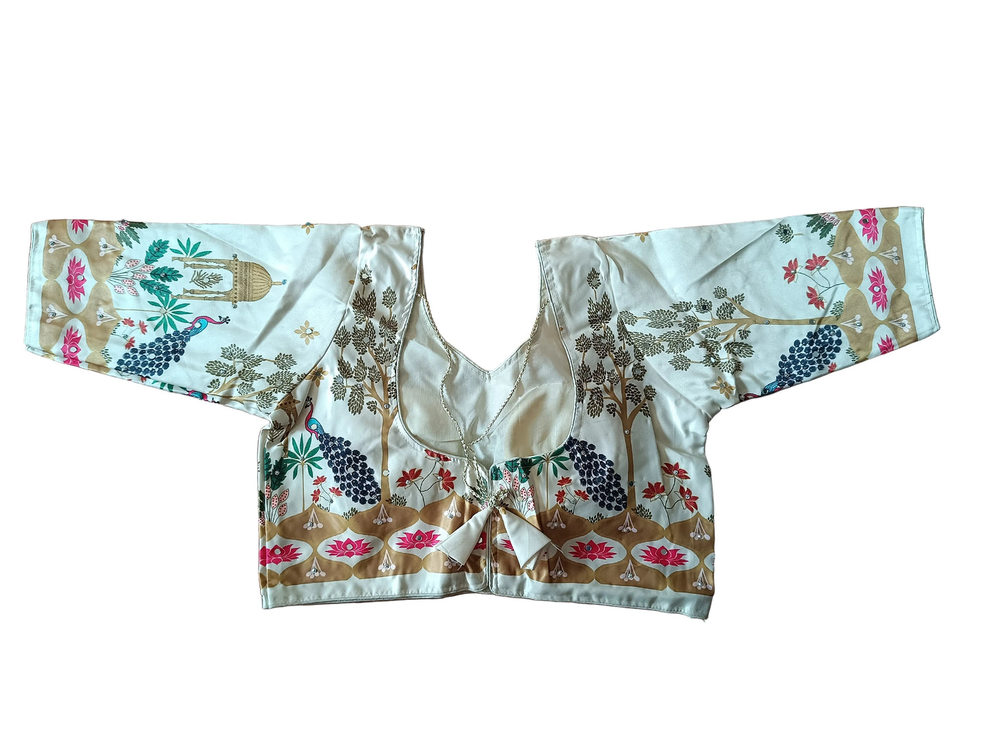 Ivory & Pink Digital Print Chaniya Choli with Bright Pink Printed Dupatta SKU CAC-CC-DP-IP-4-6