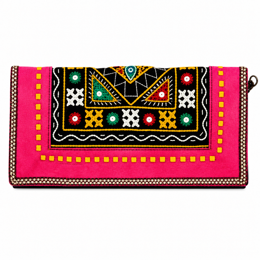 Leather Kutchi Purse SKU - CAC-LB-KP-1