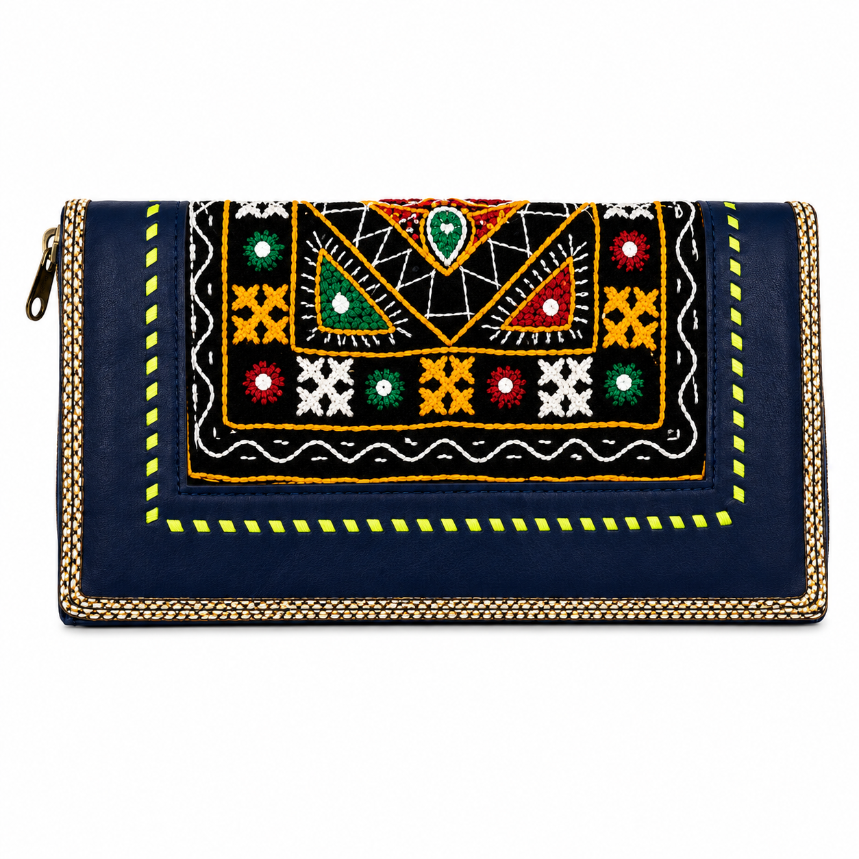 Leather Kutchi Purse SKU - CAC-LB-KP-3