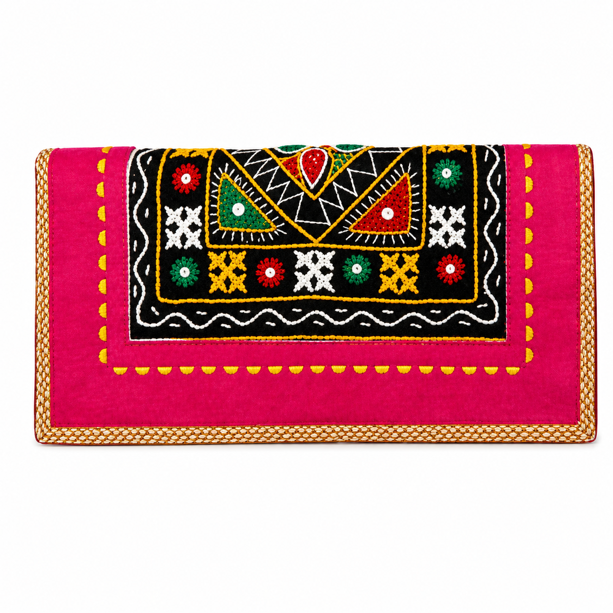 Leather Kutchi Purse SKU - CAC-LB-KP-4