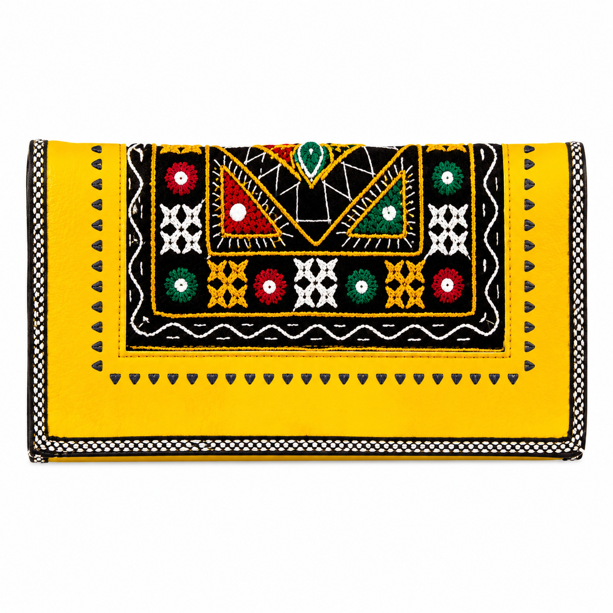 Leather Kutchi Purse SKU - CAC-LB-KP-5