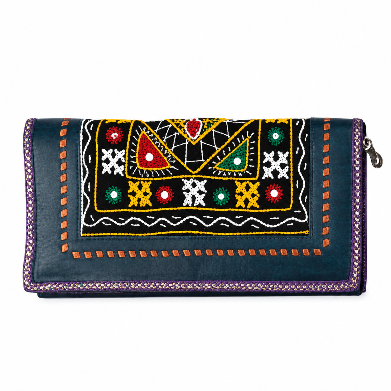 Leather Kutchi Purse SKU - CAC-LB-KP-6