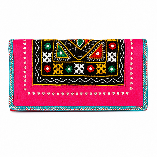 Leather Kutchi Purse SKU - CAC-LB-KP-7