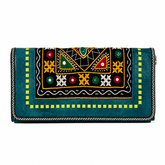 Leather Kutchi Purse SKU - CAC-LB-KP-9